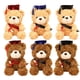 thumbnail image 2 of Linda muñeca de oso con tapa de Doctor, oso de peluche de graduación, juguetes de peluche rellenos para cumpleaños, regalos de graduación para estudiantes y niños, 2 of 4