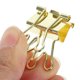 thumbnail image 5 of Houderco 10Ud Clips Sujetapapeles Dorados Multifuncionales Para Uso En Oficina Y Casa, 5 of 6
