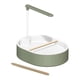 thumbnail image 2 of Bañera para loros con bomba ajustable, juguete de regalo con perchas de madera, bañera automática para pájaros Cabezal de ducha verde, 2 of 4