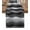 black-grey, variant on Black Stripes Table Runner Cotton Linen 36 Inch Holiday Dresser Scarves, Modern Simple Greyish Gradient Lines Tablerunner for Kitchen Coffee Dining Bedroom Living Room Dinner Scarf Décor 13''x36''