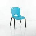 thumbnail image 2 of Lifetime Contemporary Children’s Stacking Chairs, 4-pack (Blue), 2 of 5