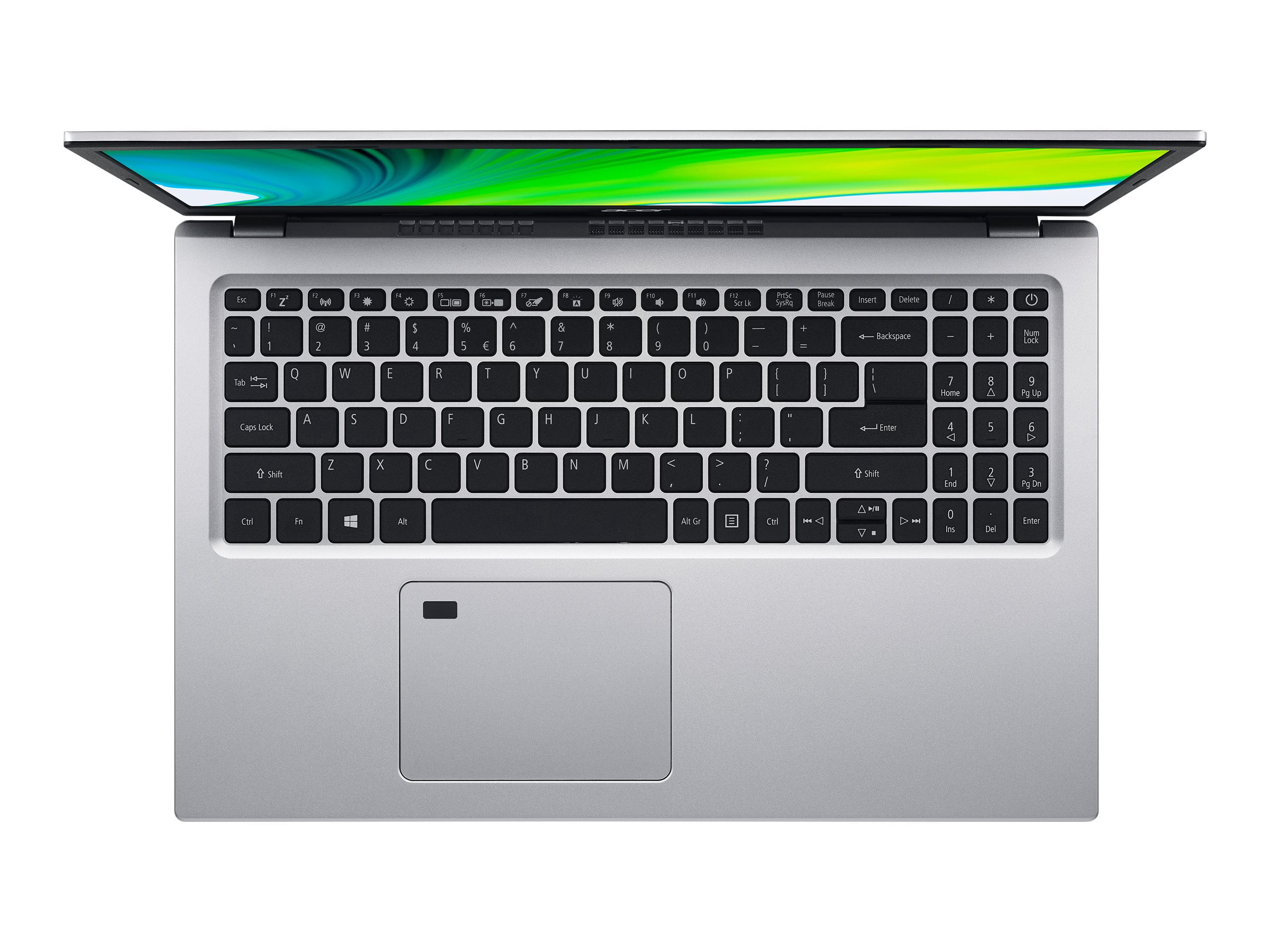 Acer Aspire 5 A515-56-50RS - Core i5 1135G7 / 2.4 GHz - Win 10 Home 64-bit - Iris Xe Graphics - 8 GB RAM - 256 GB SSD - 15.6" IPS 1920 x 1080 (Full HD) - Wi-Fi 6 - pure silver - kbd: US Intl
