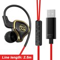 thumbnail image 2 of Auriculares con cable con micrófono, auriculares ergonómicos para PC, ordenador, PS4, PS5, 2 of 9