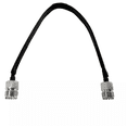 thumbnail image 4 of Paquete de 2 Cables Coaxiales de 40 cm para Pasar A Través de Ventanas y Puertas, Cable Plano, SO239 UHF Hembra A UHF Hembra, 50 Ohmios, 4 of 6