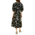 thumbnail image 2 of Tanya Taylor womens  Lida Wrap Dress, 4, Black, 2 of 3