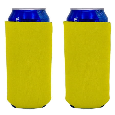 

Blank Foam Collapsible 16 oz. Can Coolie (Yellow 2 Pack)