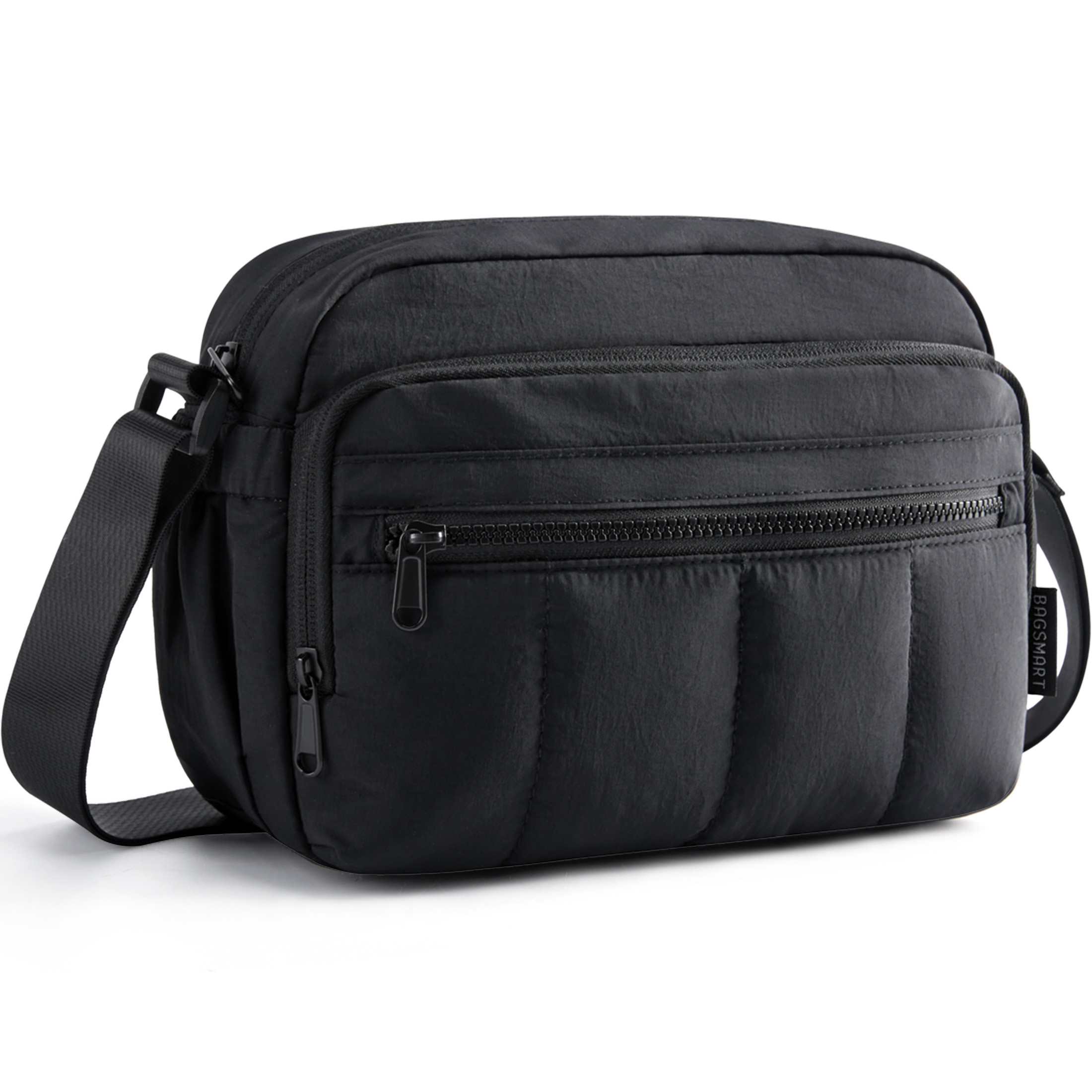 Bagsmart Quilted Puffy Crossbody Travel Bag