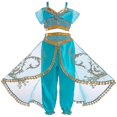 thumbnail image 1 of Vestido de Halloween para niños Childs Girls Party Dance Asq1625bx-1 AGreen BX1625120cm-kids height, 1 of 2