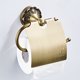 thumbnail image 1 of Accesorios de baño antiguos Portarrollos de latón para papel higiénico brillar Electrónica, 1 of 5