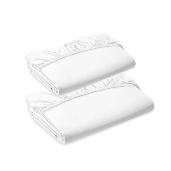 Elegant Comfort Bed Sheets, Twin, White, Solid - Soft, Fade Resistant, Machine Washable