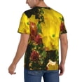 thumbnail image 2 of Rateoe Cactus Flowers Pattern Men’s Baseball Short Sleeve Polo Shirt, Midweight Men's Shirt Golf Shirt Polo Shirts Quick Dry Short-4X-Large, 2 of 7