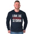 thumbnail image 5 of I Am the Storm Psalm 56 Scripture Long Sleeve TShirt Men Women Brisco Brands S, 5 of 6