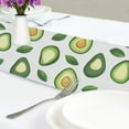 thumbnail image 4 of Yayeee Table Runner 90 inches Long Home Kitchen Dinning Party Decoration, Avocado, 4 of 7