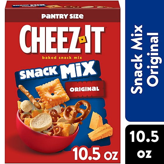 2 Pack Cheez-It Snack Mix Classic Lunch Snacks - 10.5 Oz