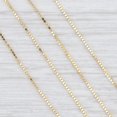 thumbnail image 1 of LNGOOR 14K Solid Yellow Gold Box Necklace  Real Gold Chain with Lobster Lock, 1 of 9