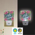 thumbnail image 5 of Hello Summer Leaf Flower Night Light 2 Pack LED Nightlight Plug into Wall Dusk to Dawn Sensor Soft White, 5 of 7
