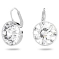 thumbnail image 1 of Pendientes Swarovski Bella Circulares con Cristales Transparentes Rodio, 1 of 4