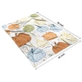 thumbnail image 4 of Fall Pumpkins Leaves Pattern Blanket,Comfortable Soft Lamb Wool Throw Blanket,All Season,Warm Lightweight Blankets for Sofa Bed Couch Living Room Chair,40"x50", 4 of 4