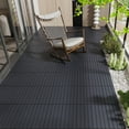 thumbnail image 4 of Miniyam 24 Pcs Interlocking Deck Tiles, 2FT, Polypropylene, for Outdoor Balcony Garden, Gray, 4 of 8