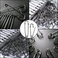 thumbnail image 3 of Solennerer Safety Pins Extra Large Heavy Duty - 20PCS 5Inch Blanket Pins, Strong & Sturdy Bulk Pins for Blankets, Skirts, Crafts, Kilts - Black, 3 of 6