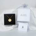 thumbnail image 2 of Personalized Gold Initial Date Disc Necklace - Mother's Day Gift for Mom - Engravable Jewelry for Her - Custom Anniversary Pendant - Ships Next Day!, 2 of 10