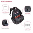 thumbnail image 2 of SWISSGEAR Stride ScanSmart Laptop Backpack, Dark Gray, Feature Packed for School, Travel, Everyday, 2 of 17