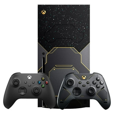 Microsoft Xbox Series X 1TB Halo Infinite Limited Edition Video Game Console with Extra Wireless Controller - Carbon Black Bundle