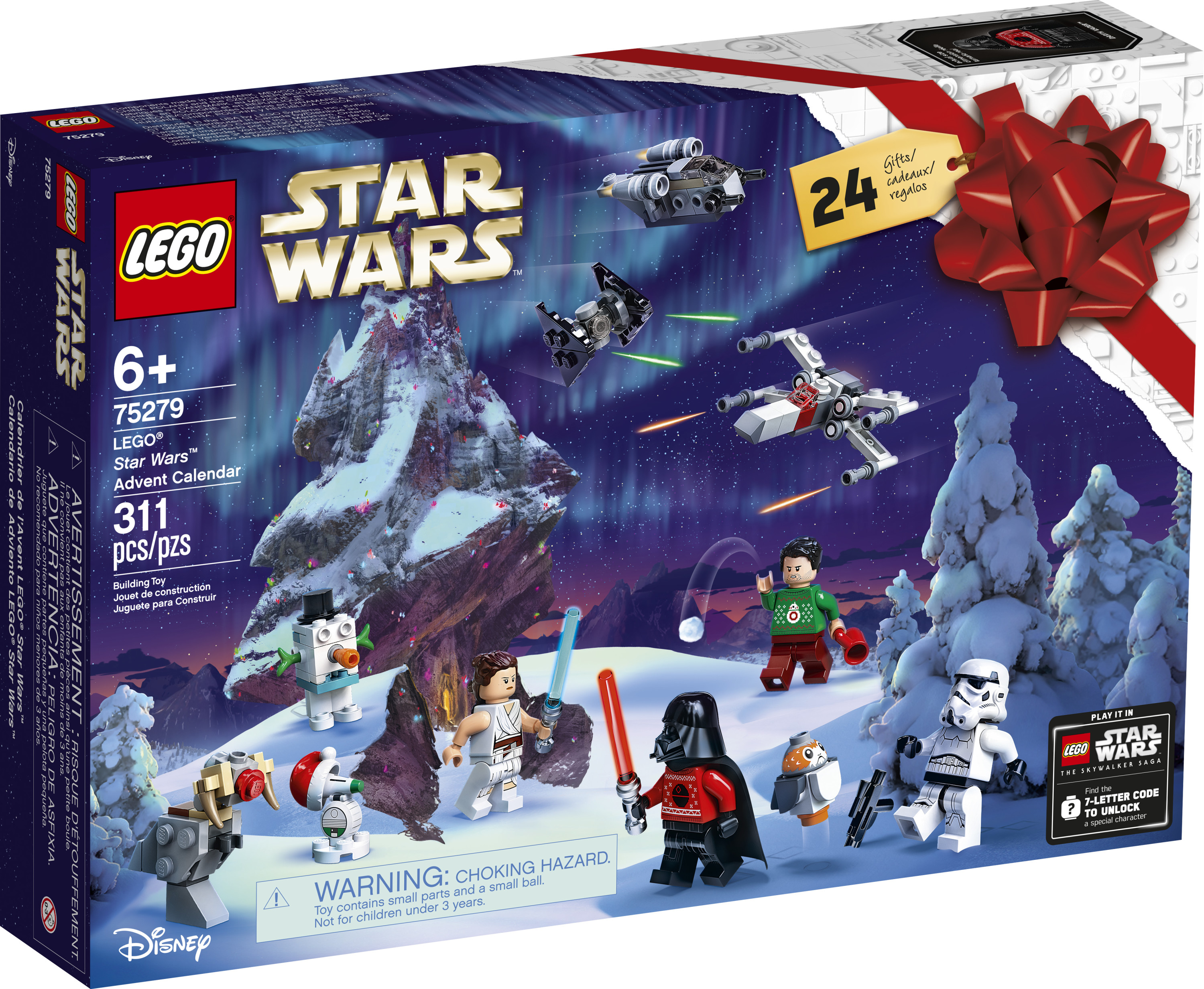 LEGO Star Wars Advent Calendar 75279 Building Kit, Fun Christmas Countdown Calendar with Star Wars Buildable Toys (311 Pieces) - image 4 of 7