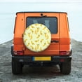 thumbnail image 6 of Naloa Bananas PVC Leather Spare Tire Wheel Cover Spare Tire Cover, for Car Truck SUV Camper Trailer Universal Fit(14-17in)-15 inch, 6 of 6