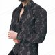 thumbnail image 1 of Camisas de leopardo de lujo para hombre, camisas de moda, camisas hawaianas de manga larga, blusas de playa con cadena dorada, ropa para hombre, Camisa Voion para hombre, 1 of 6
