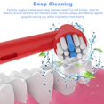 thumbnail image 3 of Replacement Toothbrush Heads with Soft Bristles for Kids Electric Toothbrush, 3 of 10