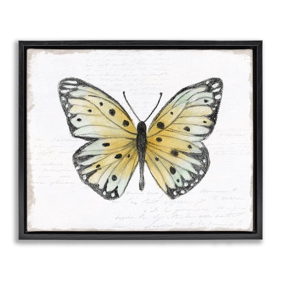 Stupell Industries Farmhouse Black Floating Frame Canvas Art, 21 x 17, by Janet Tava