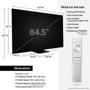 SAMSUNG 85 Class 8K Ultra HD (4320P) HDR Smart QLED TV QN85Q950TS 2020