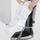 thumbnail image 2 of Cojín y respaldo integrados de espuma para asiento, cojín ergonómico para silla, para oficina, hogar, coche, viajes, soporte cómodo con funda extraíble y lavable., 2 of 5