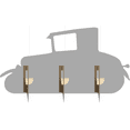 thumbnail image 2 of SC2629 Model T Side View Cardboard Cutout Standee Standup, 2 of 2