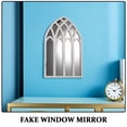 thumbnail image 3 of AURARMLET White Window Pane Style Decorative Wall Mirror for Entryway Living Room Home Decor, 3 of 6