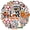 2A-35pcs, variant on 35pcs Sport Stickers Stationery Stickers Basketball Funny Stickers Football Kids Stickers for Luggage Laptop Suitcase
