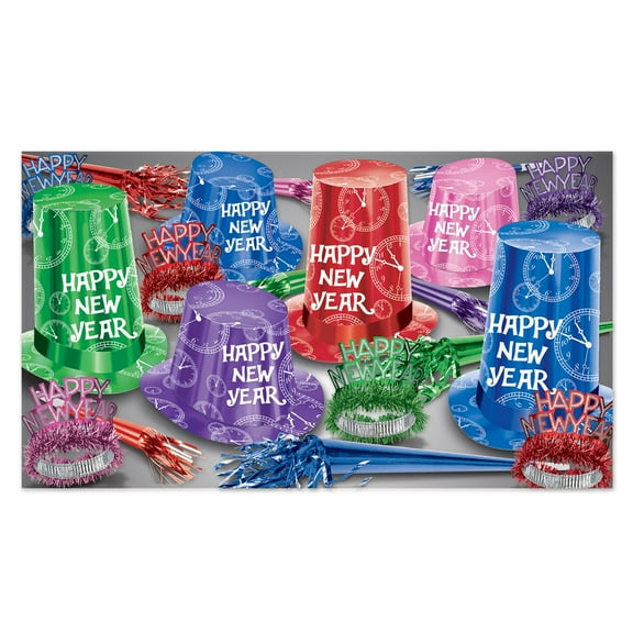 Assorted Happy New Year Party Essentials for 50 Guests