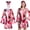 Red, variant on Womens 1970's Disco Fancy Dress Costume, 70s Outfits for Women, 70s Retro Hippie Dress with Headband for Hen Party, Music Festival & Theme Party