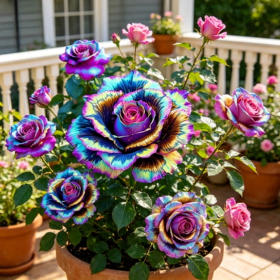 Rose, Low Maintenance - Easy Grow - Ideal for Beds Borders, Plant Pots & Planters