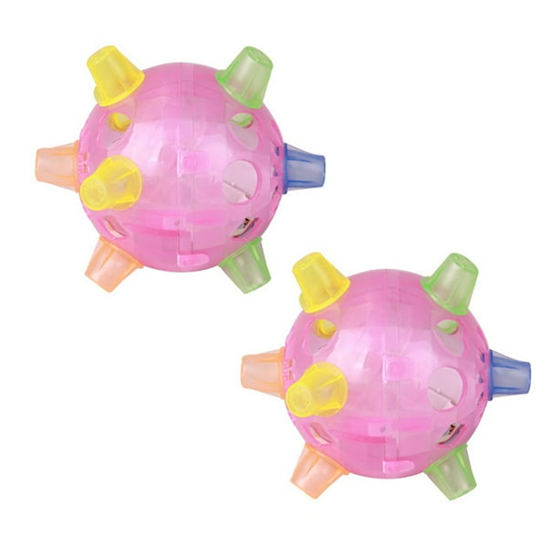 Juguete interactivo para mascotas Sincero Pelota saltadora LED