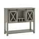 thumbnail image 4 of Juego de comedor pequeño para 2, mesa bar cuadrada de 3 piezas con sillas acolchadas en PU, gris, 4 of 6