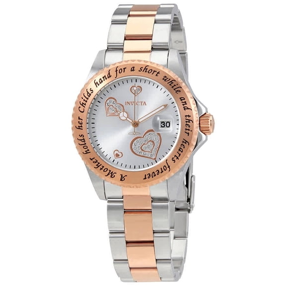 Invicta Women's Angel 14731 Rose-Gold Stainless-Steel Quartz Fashion Watch