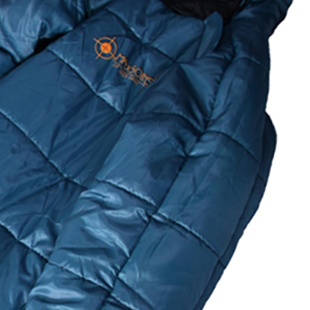 Wswqop Adult Full Body Wearable Sleeping Bag with zippers for Outdoor Travel XL