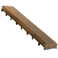 thumbnail image 2 of Bare Decor EZ-Floor Loop Ends Side Trim Piece for Flooring in Solid Teak Wood, (Set of 8), 2 of 2