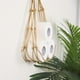 thumbnail image 2 of 1pc Bohemian Style Cotton Rope Wall Hanging Paper Towel Holder - Simple and Stylish Storage Rack, 2 of 5