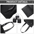 thumbnail image 3 of 12 Pcs Small Gift Bags Mini Paper Bags Bulk Tiny with Handle Tissue for Jewelry Gift Wrapping Father's Day Birthday Grad Graduation Party Supply(4 * 2.75 * 4.5inch,Black), 3 of 7