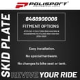 thumbnail image 3 of Polisport Motocross Motorcycles (MX) Fortress Skid Plate for KTM EXC-F/SX-F 250/350/450/500 (2016-23) & Husqvarna FE/FC 250/350/450/501 Dirt Bikes - OEM Quality, Flexible & Perfect Fit - White, 3 of 9