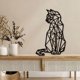 thumbnail image 2 of Cuadro Decorativo de Metal con Diseño gato geometrico Extra grande, 2 of 4