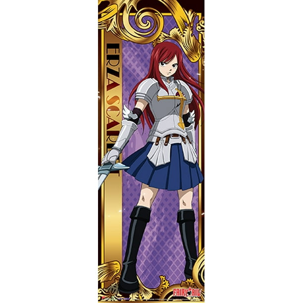 Wall Scroll Fairy Tail Erza Wall Art Licensed ge81262